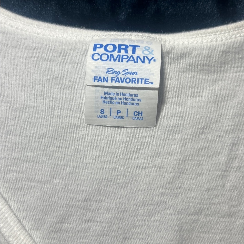 Port and Company Black and White Heart Tank Top - Picture 3 of 4